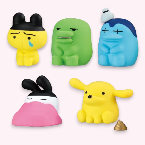 [中古:S(未使用品)] まちぼうけ たまごっち 全5種セット- カプセルトイ [2024年12月]