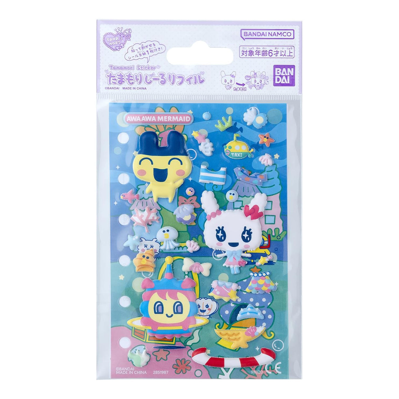 たまもりしーるリフィル Tamagotchi Paradise [2026年7月]